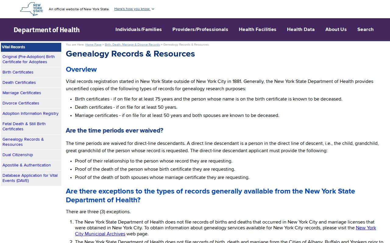 Garden City previous residents New York genealogy record eligibility source